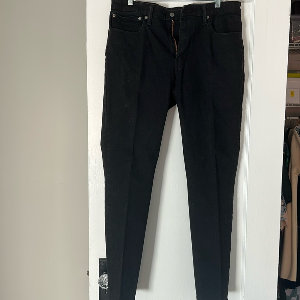 Levi's men's commuter black jeans